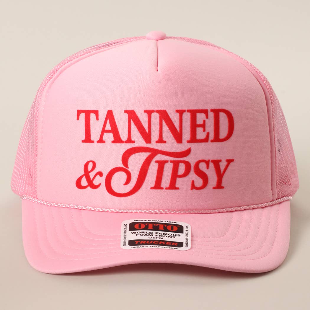 TANNED & TIPSY Foam Trucker Hat Fashion City