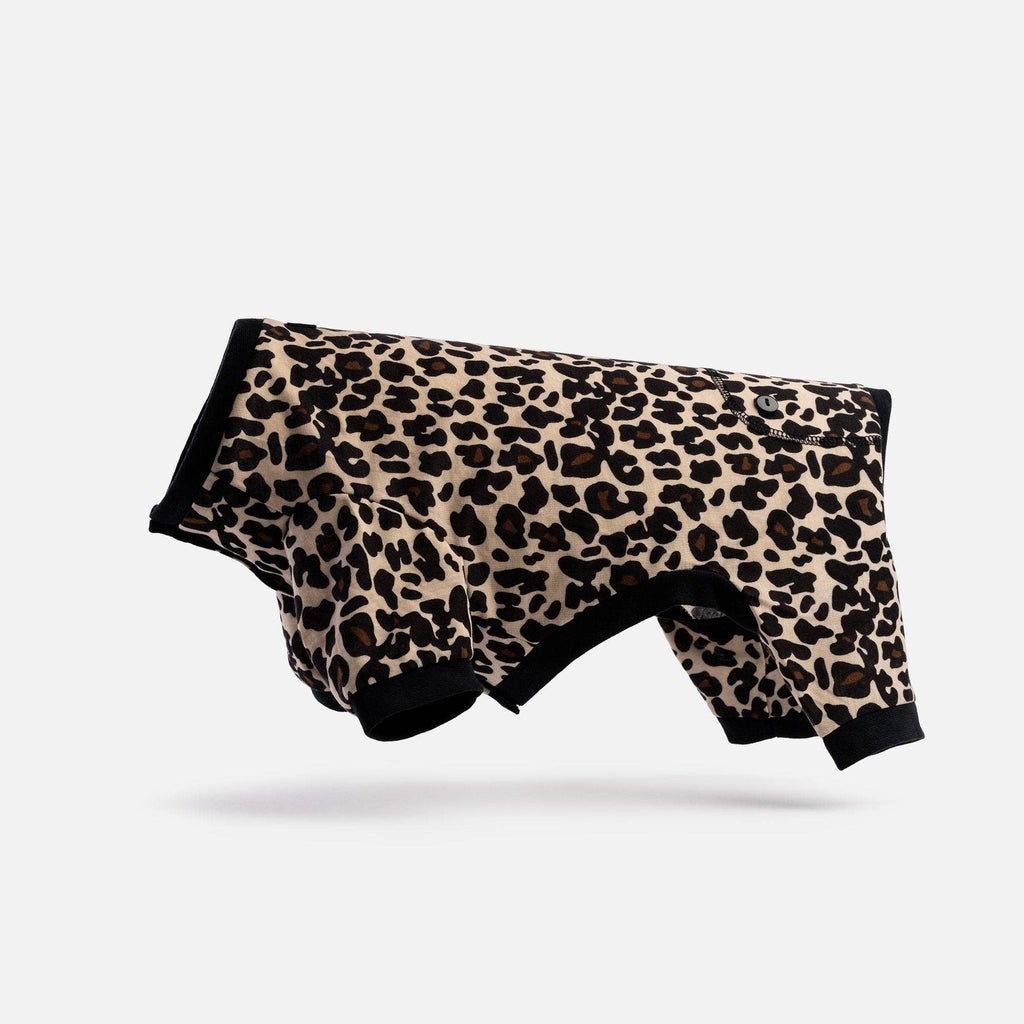 Dog Pajama - Leopard - The Bougie Pet Boutique