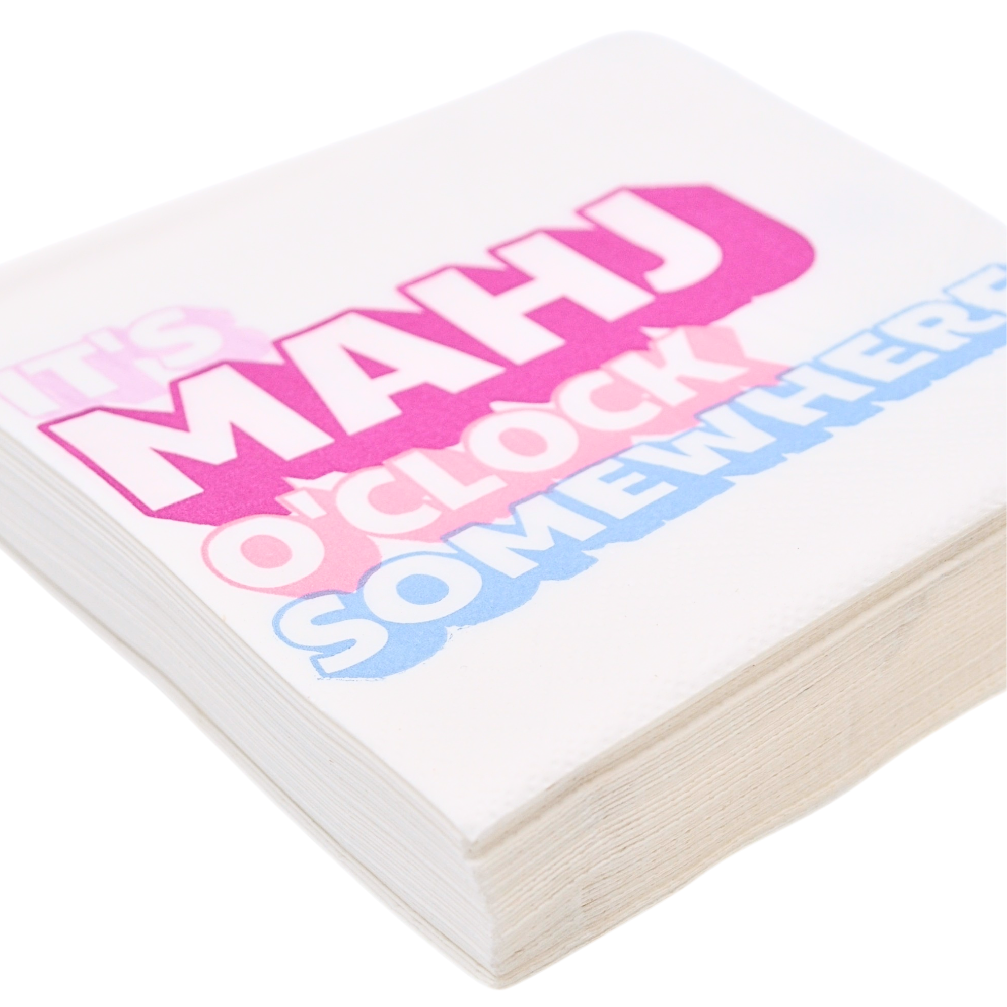 "It's Mahj O'Clock Somewhere" Cocktail Napkins Middle & Main Mahjong