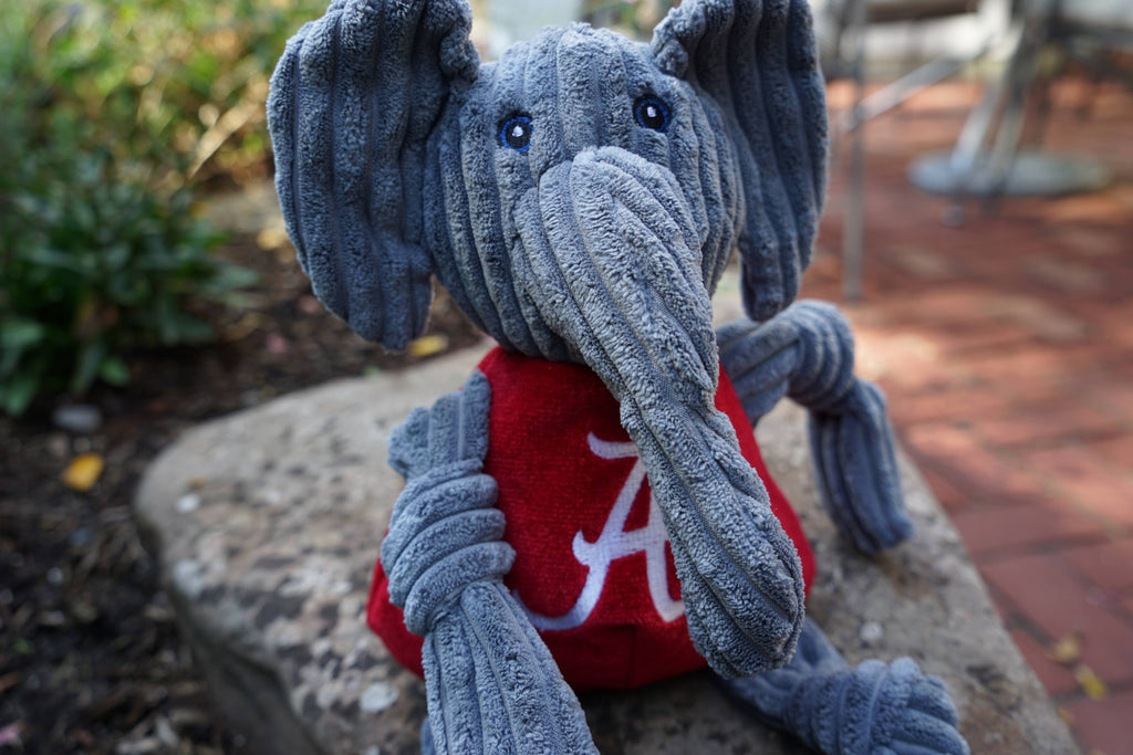 Alabama (U. of), Big Al Mascot Knottie® Plush Dog Toy - The Bougie Pet Boutique