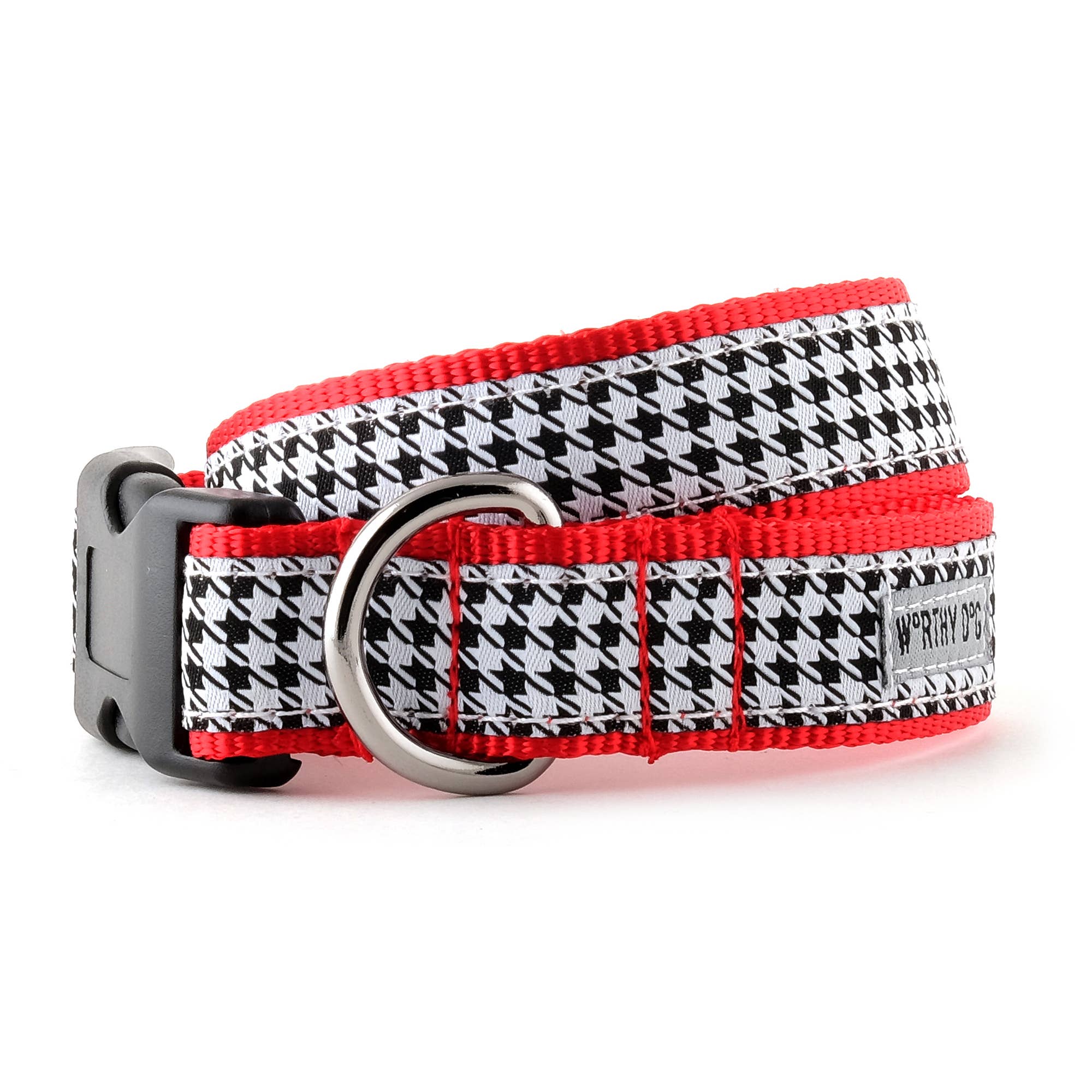 Houndstooth B/W Collar - The Bougie Pet Boutique