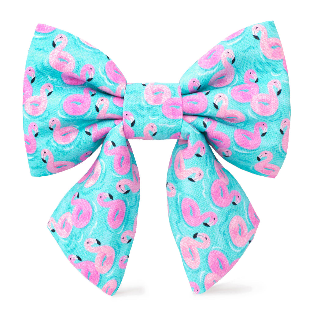 Float-mingo Summer Lady Dog Bow - The Bougie Pet Boutique