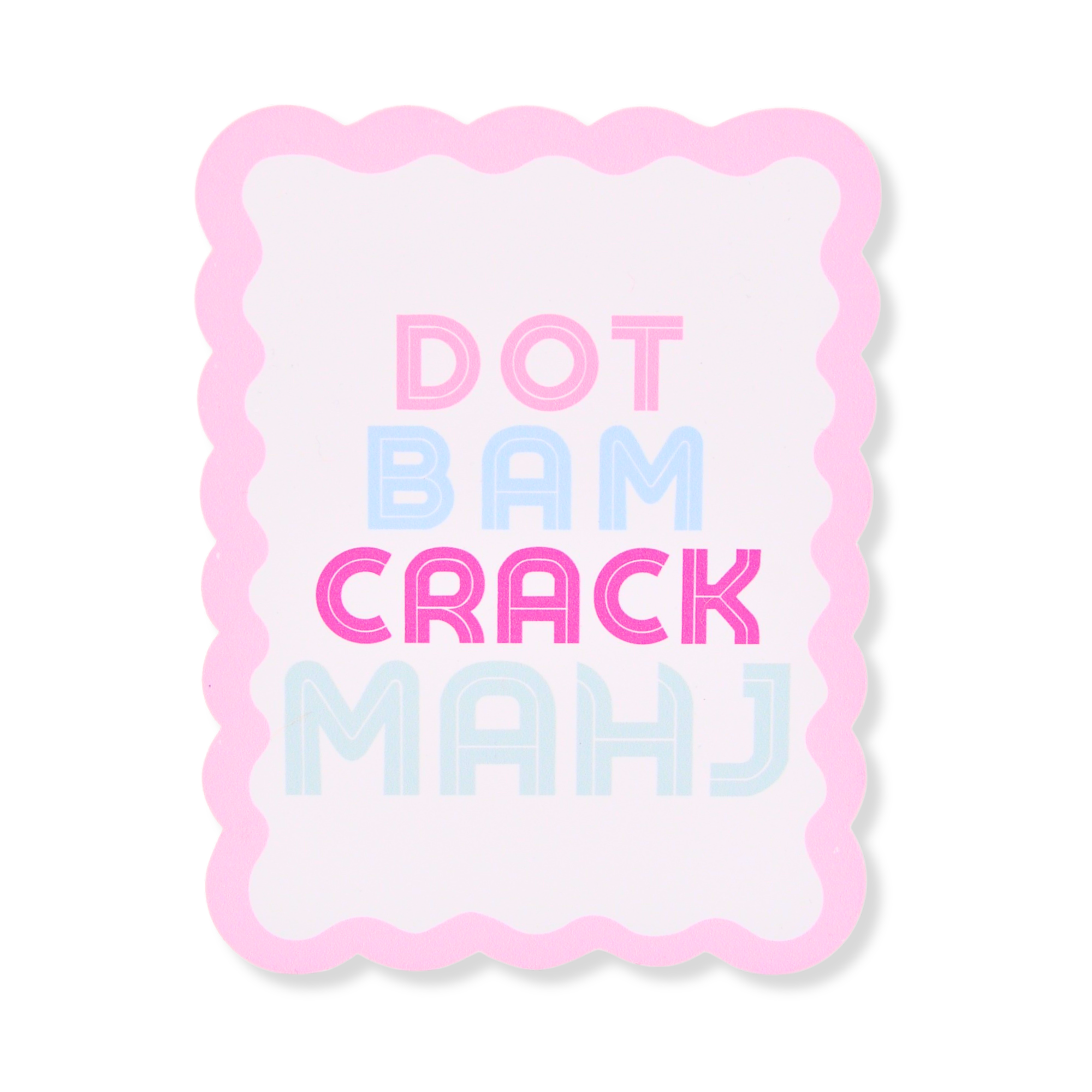 Dot Bam Crack Mahj Shuffler Pair Middle & Main Mahjong