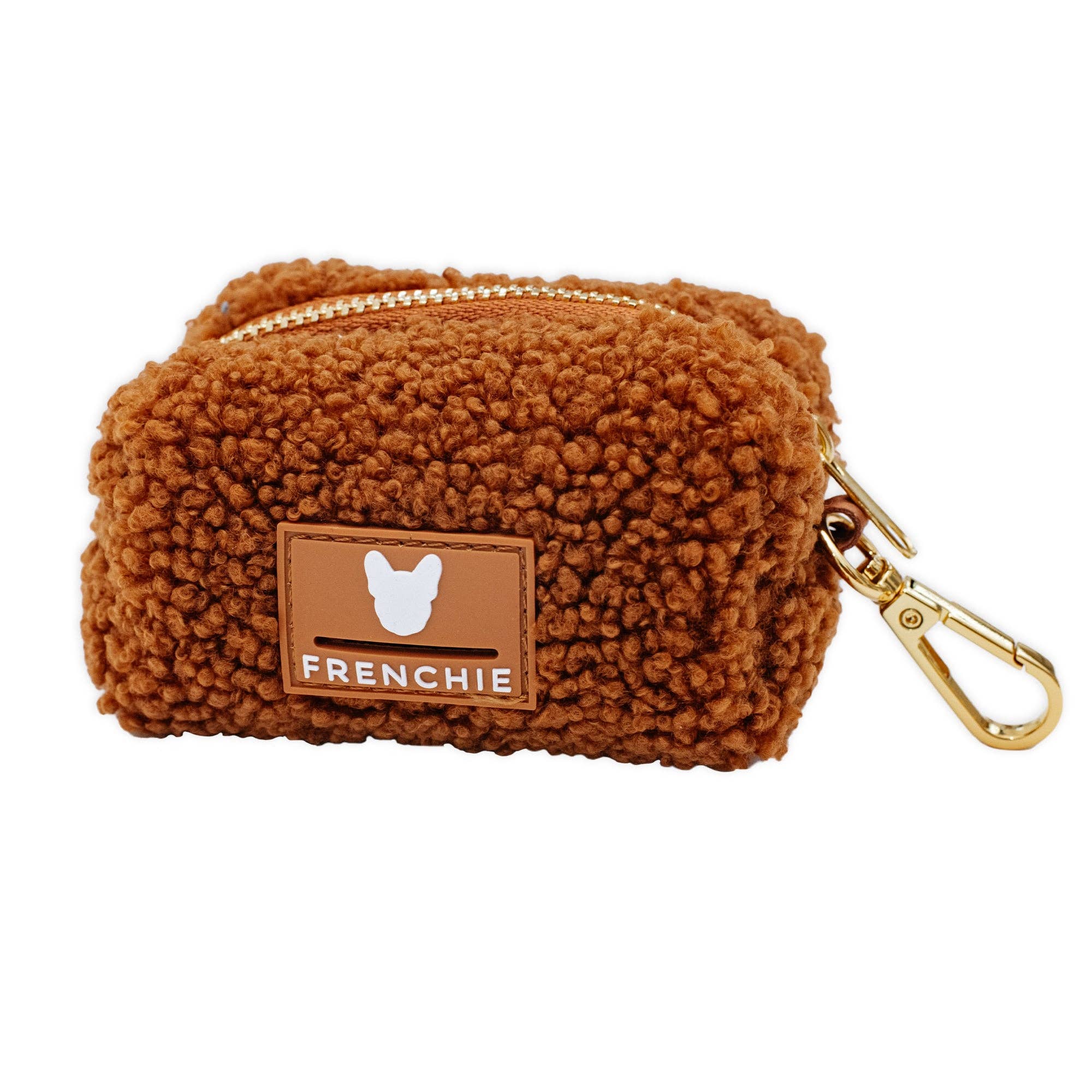 Frenchie Poo Bag Holder - Teddy Brown