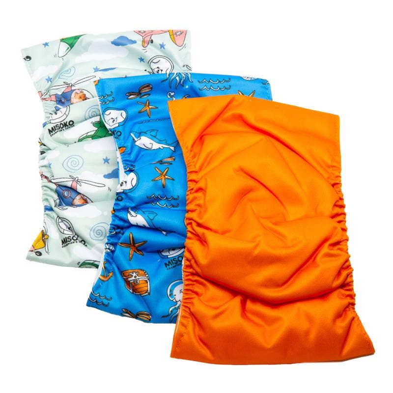 Leakproof & Ultra Absorbent Reusable Male Dog Belly Bands, 3 Pack KIKA USA