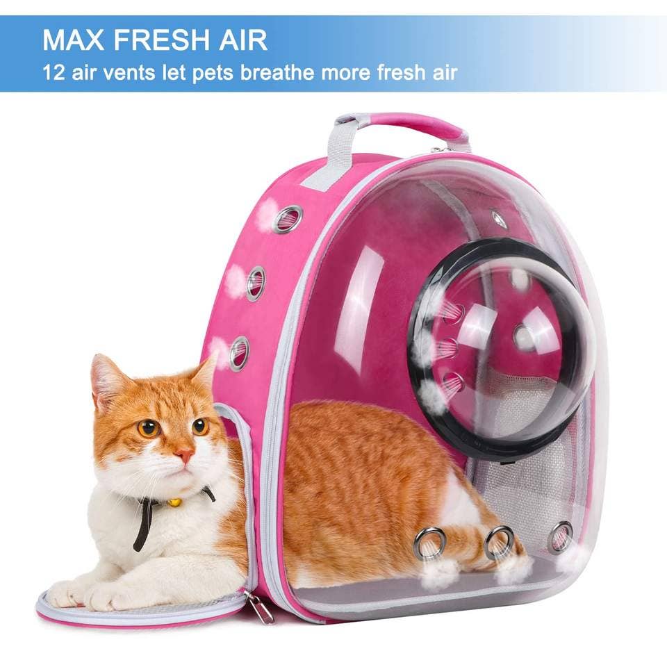 Space Capsule Bubble Cat Backpack Carrier, Pet Carrier Backp