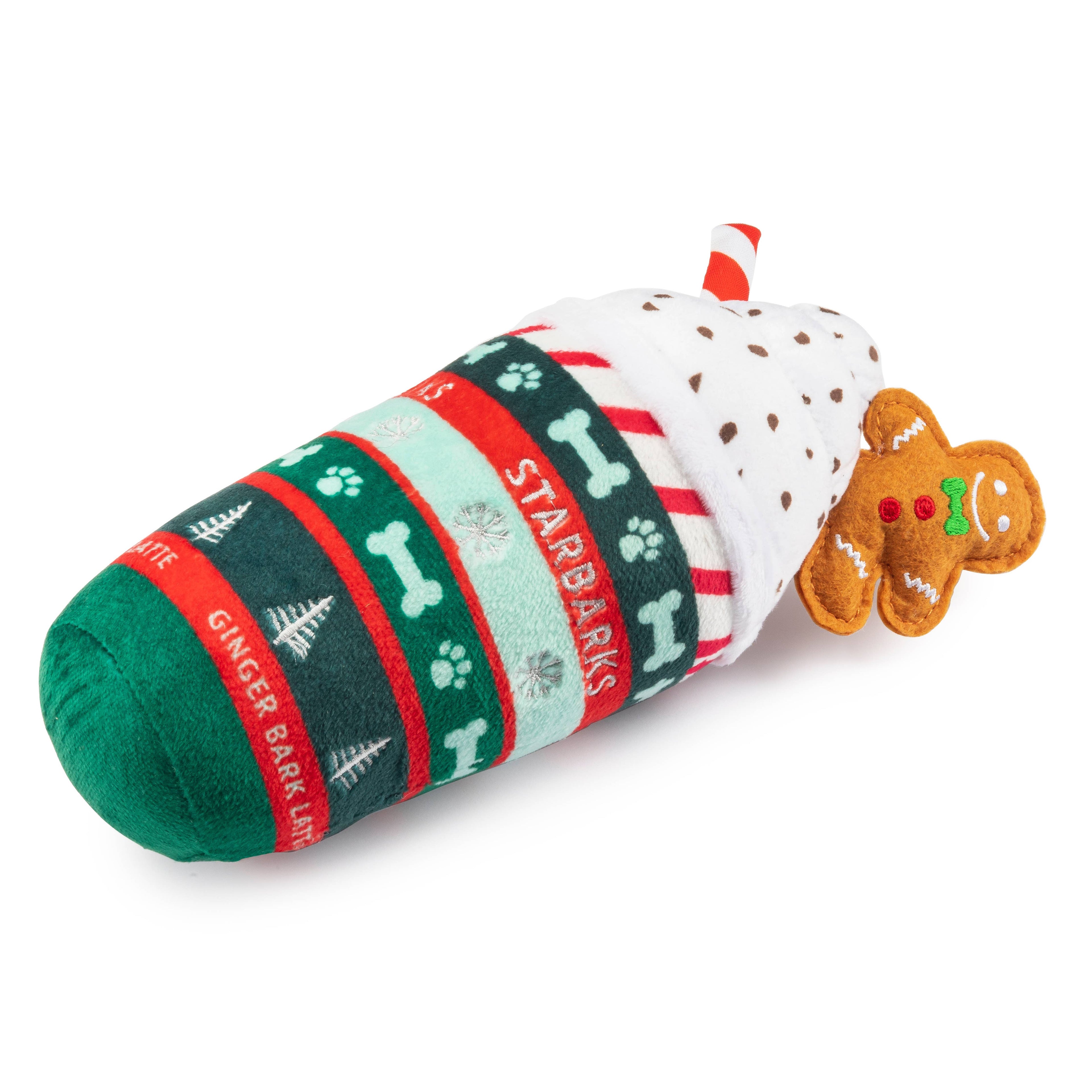 Ginger Bark Latte Stocking Stuffers Christmas Dog Toys - The Bougie Pet Boutique