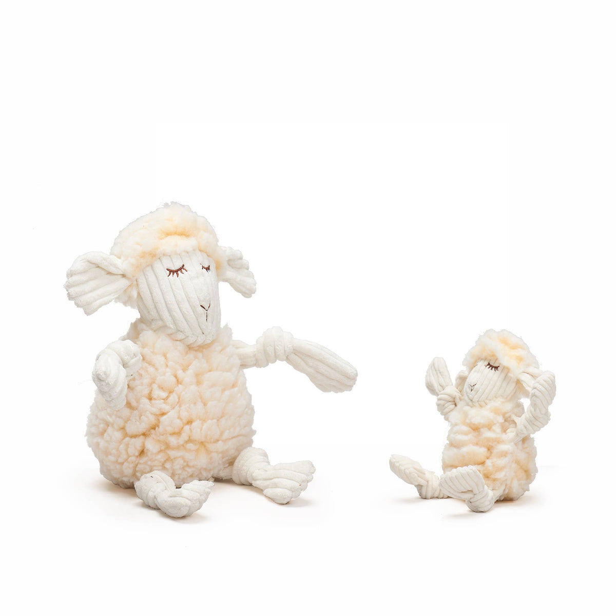 Louise Lamb HuggleFleece® FlufferKnottie™ Plush Dog Toy HuggleGroup