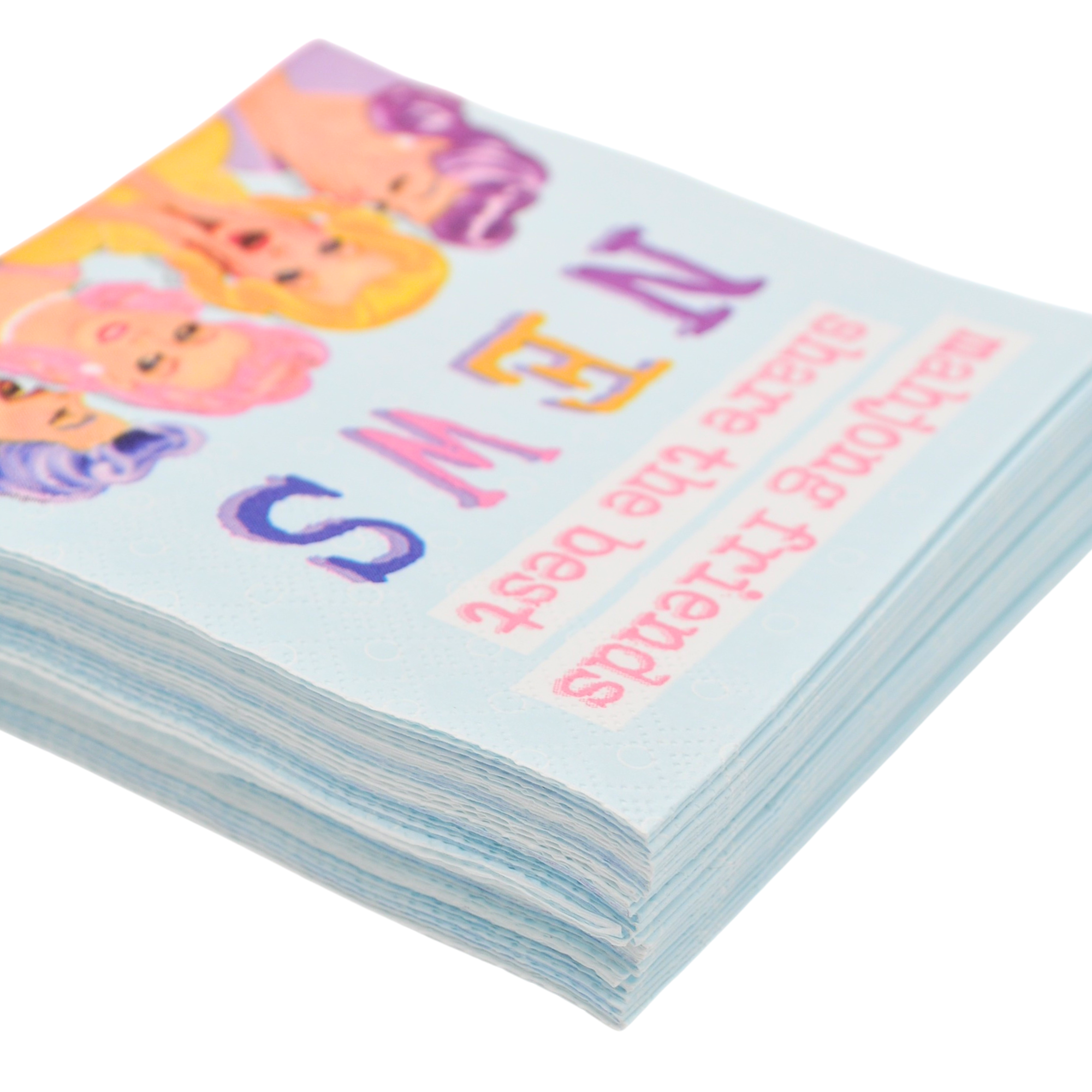 "Mahjong Friends Share the Best NEWS" Cocktail Napkins Middle & Main Mahjong