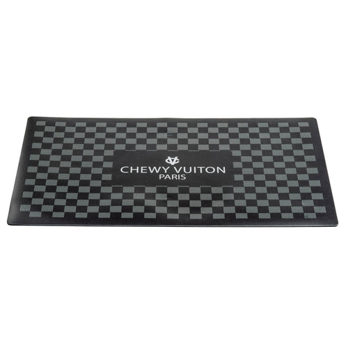 Black Checker Chewy Vuiton Placemat Haute Diggity Dog