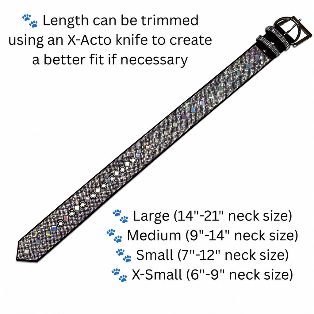 Light Pink Rhinestone Dog Collar Dog Collar World