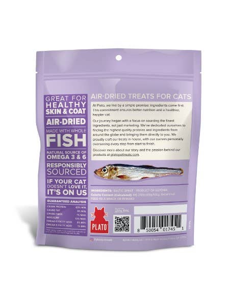 Plato Air-Dried Cat Treats Baltic Sprat 1.5oz