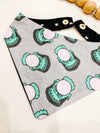 Frank and Bubbles Reversible Dog Bandana Halloween Pet Scarf