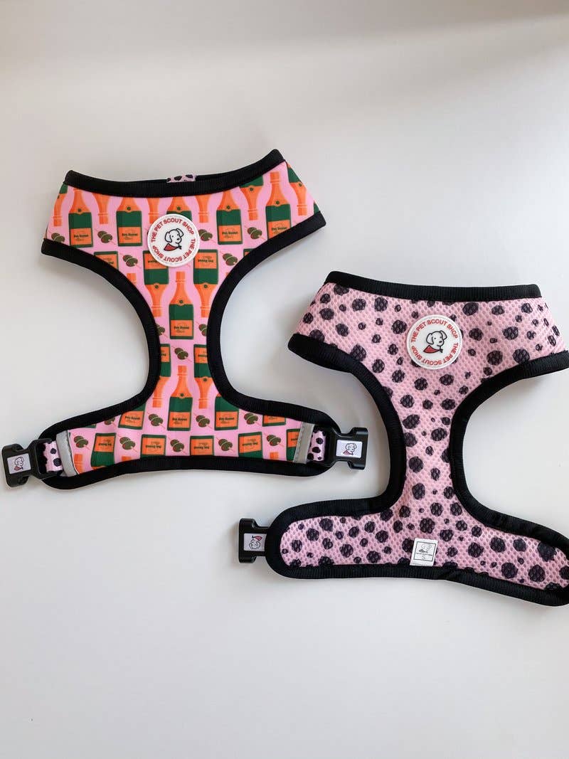 Champagne Reversible Harness - The Bougie Pet Boutique