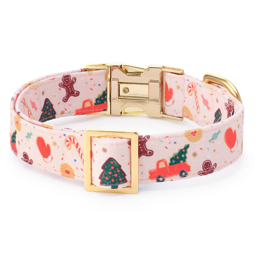 Rifle Paper Co. x TFD Holiday Cookies Dog Collar - The Bougie Pet Boutique