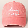 Dog Mom Lettering Embroidery Baseball Cap Fashion City