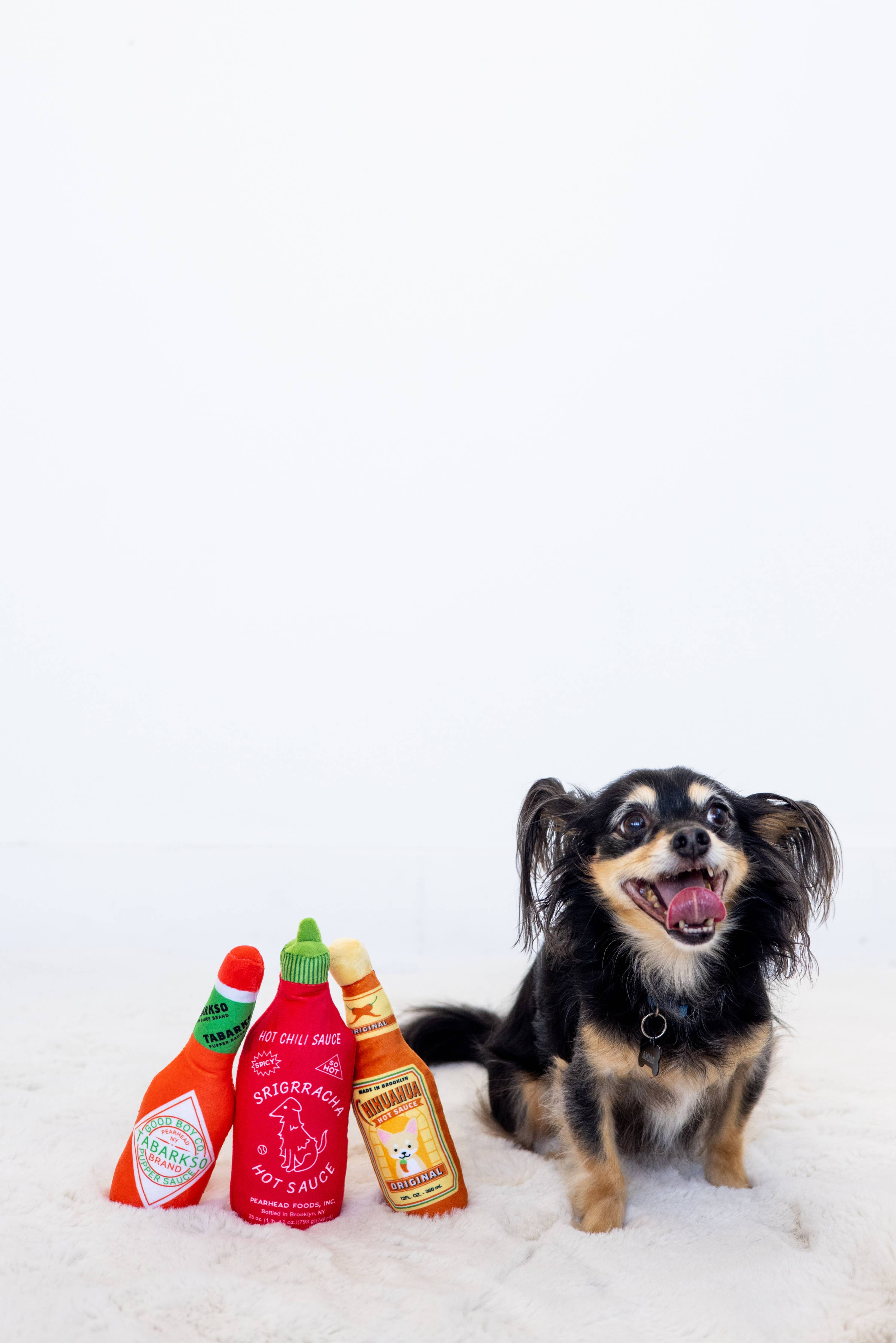 Hot Pupper Sauce Dog Toys, Set of 3 - The Bougie Pet Boutique