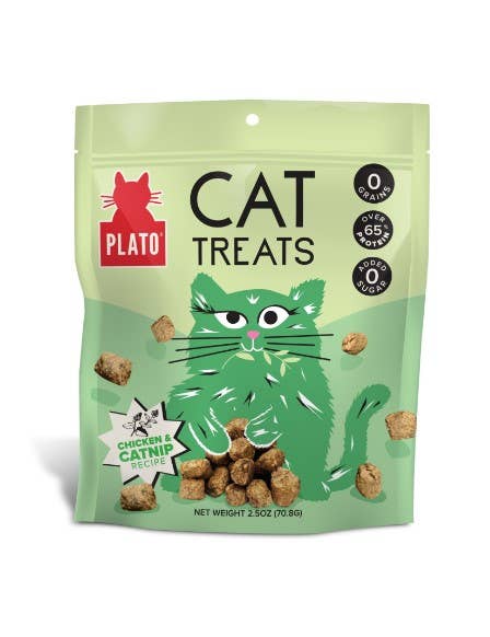 Plato Air-Dried Cat Treats Chicken Recipe 2.5oz - The Bougie Pet Boutique