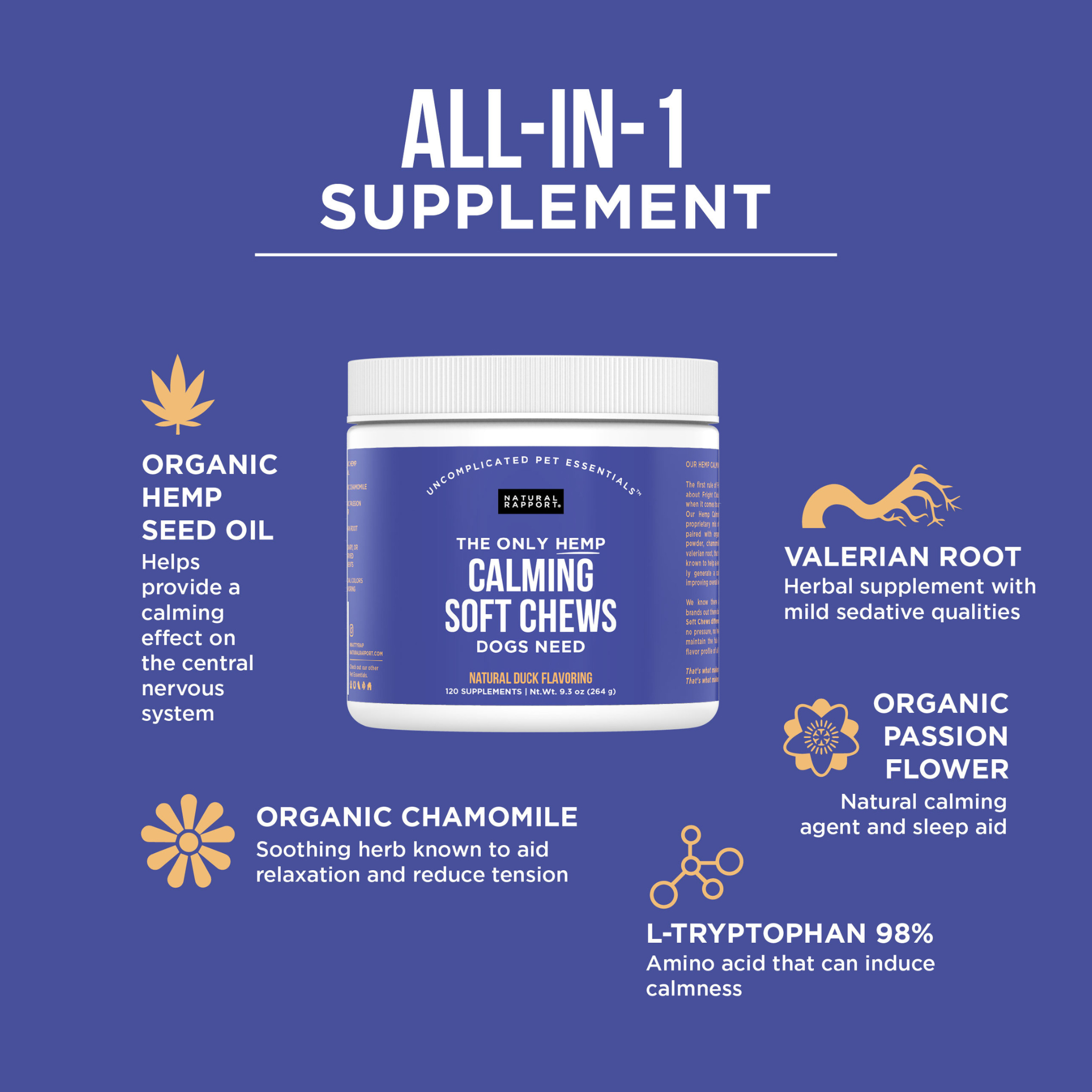 The Only Hemp Calming Soft Chews Dogs Need Natural Rapport