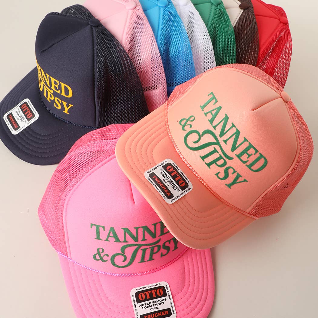 TANNED & TIPSY Foam Trucker Hat Fashion City