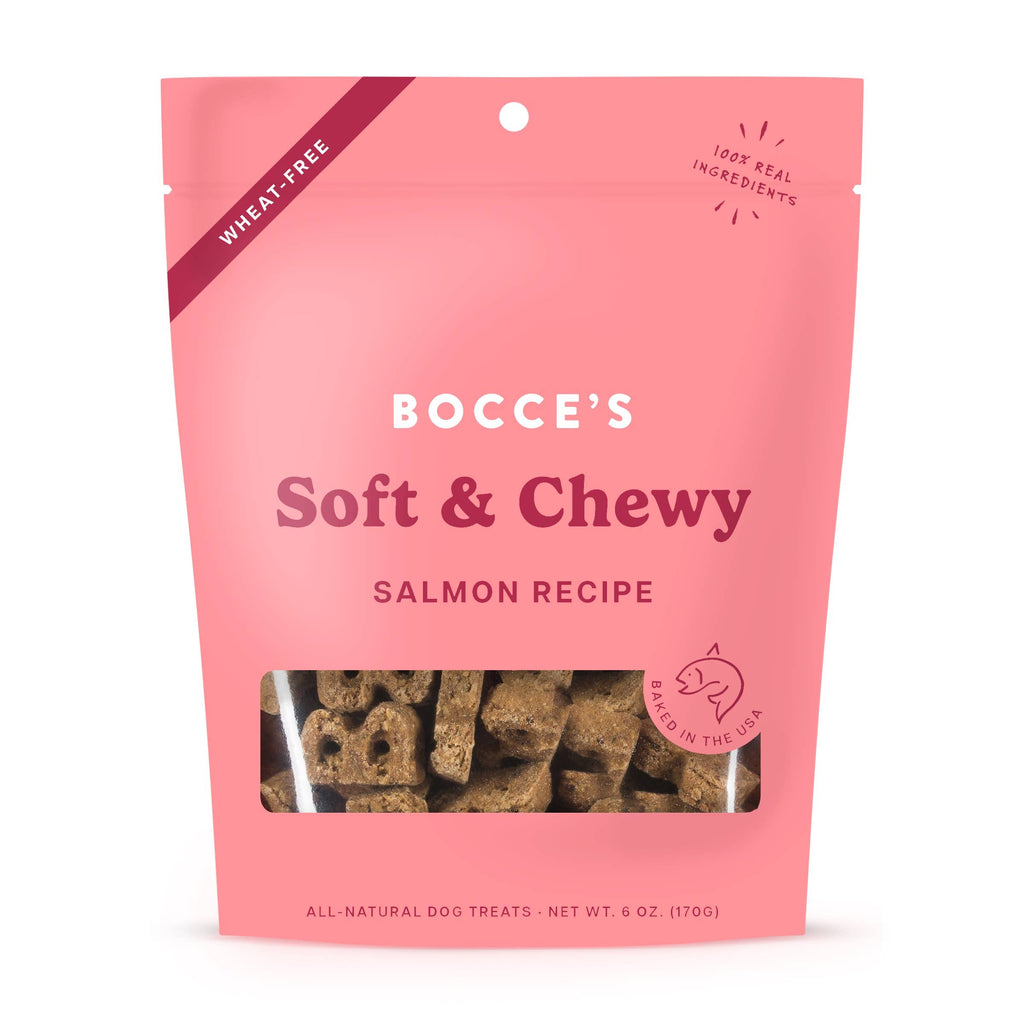 Bocce's Bakery Salmon Soft & Chewy Dog Treats 6oz - The Bougie Pet Boutique