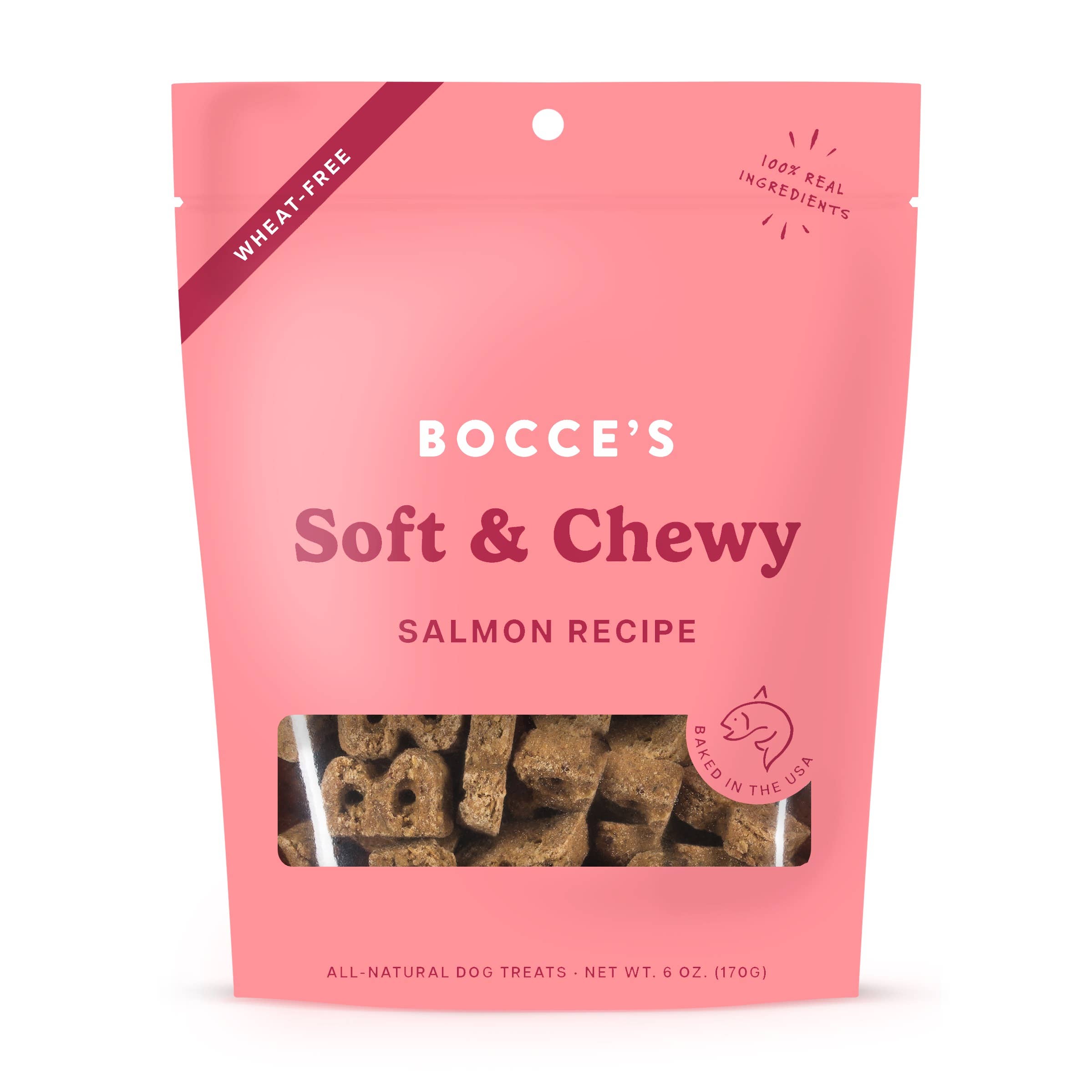 Bocce's Bakery Salmon Soft & Chewy Dog Treats 6oz - The Bougie Pet Boutique