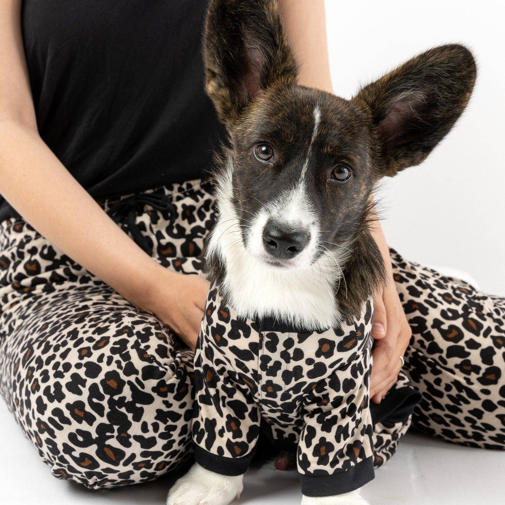 Matching Human Pajama - Leopard - The Bougie Pet Boutique