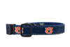 Auburn Tigers Adjustable Ribbon Dog Collar Lead.