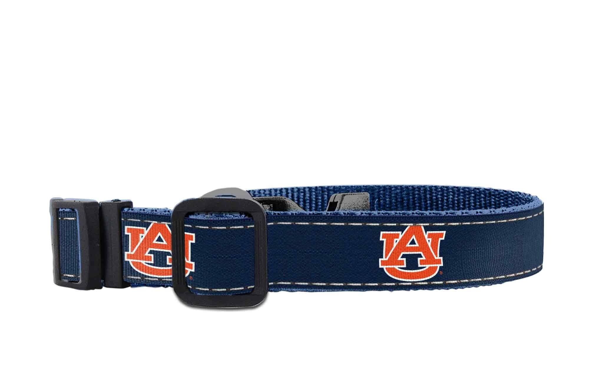 Auburn Tigers Adjustable Ribbon Dog Collar Lead.