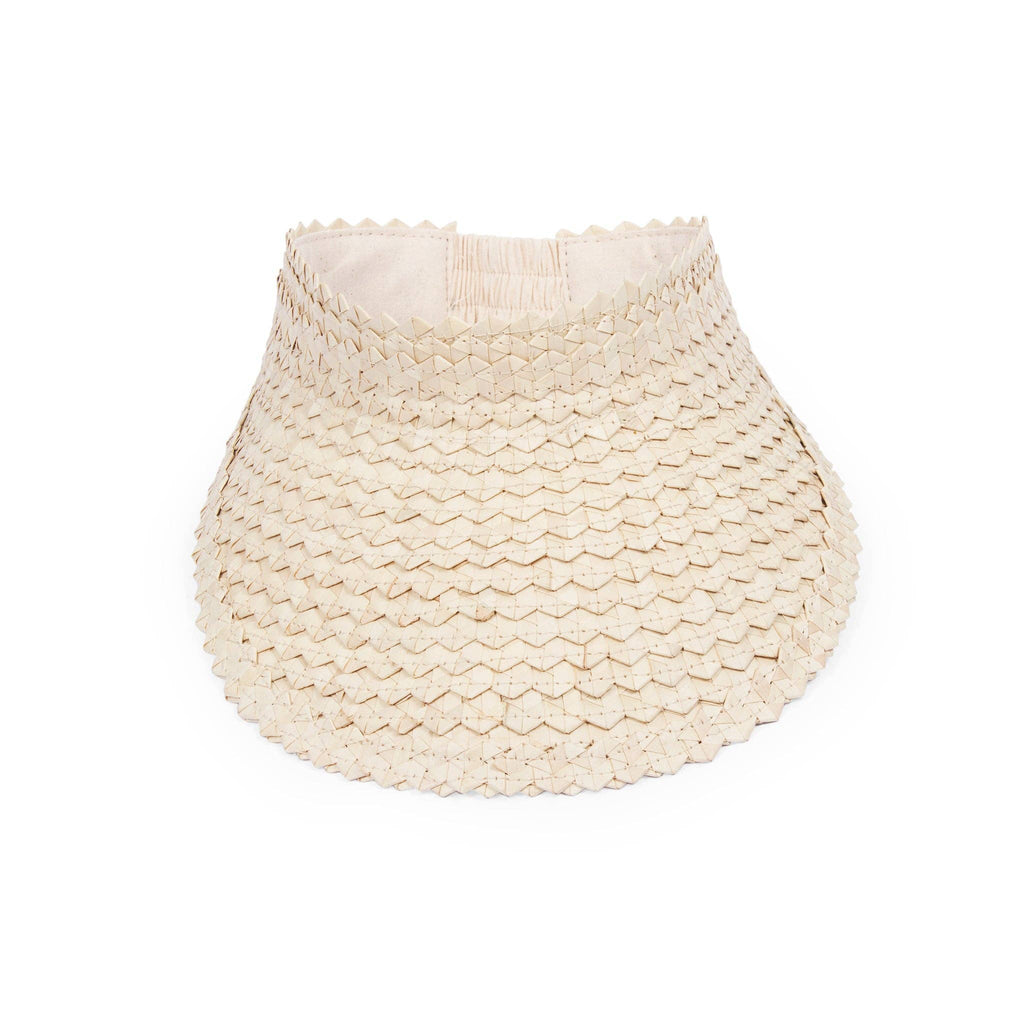 Natural Island Visor Straw Hat The Artisan and Company
