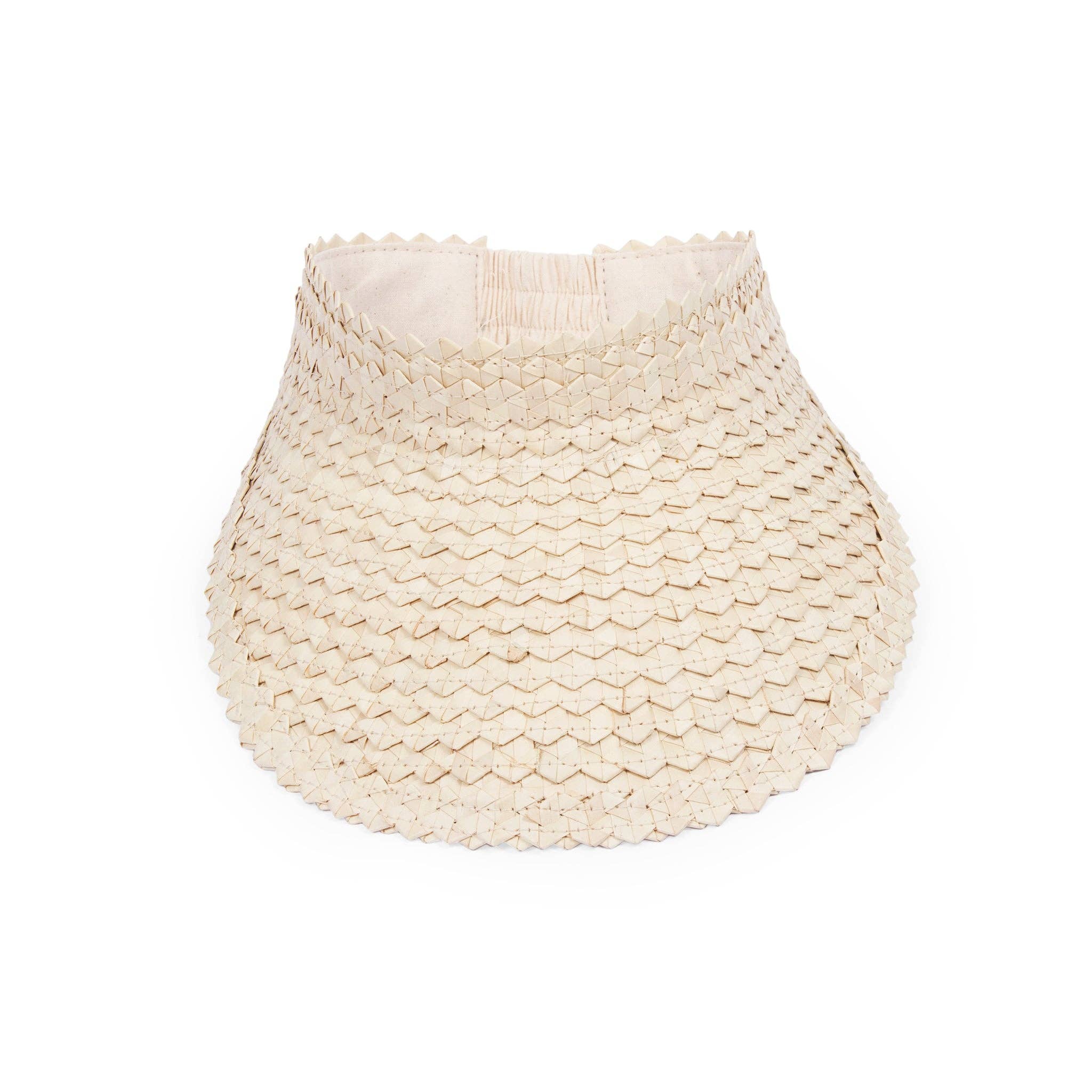 Natural Island Visor Straw Hat The Artisan and Company