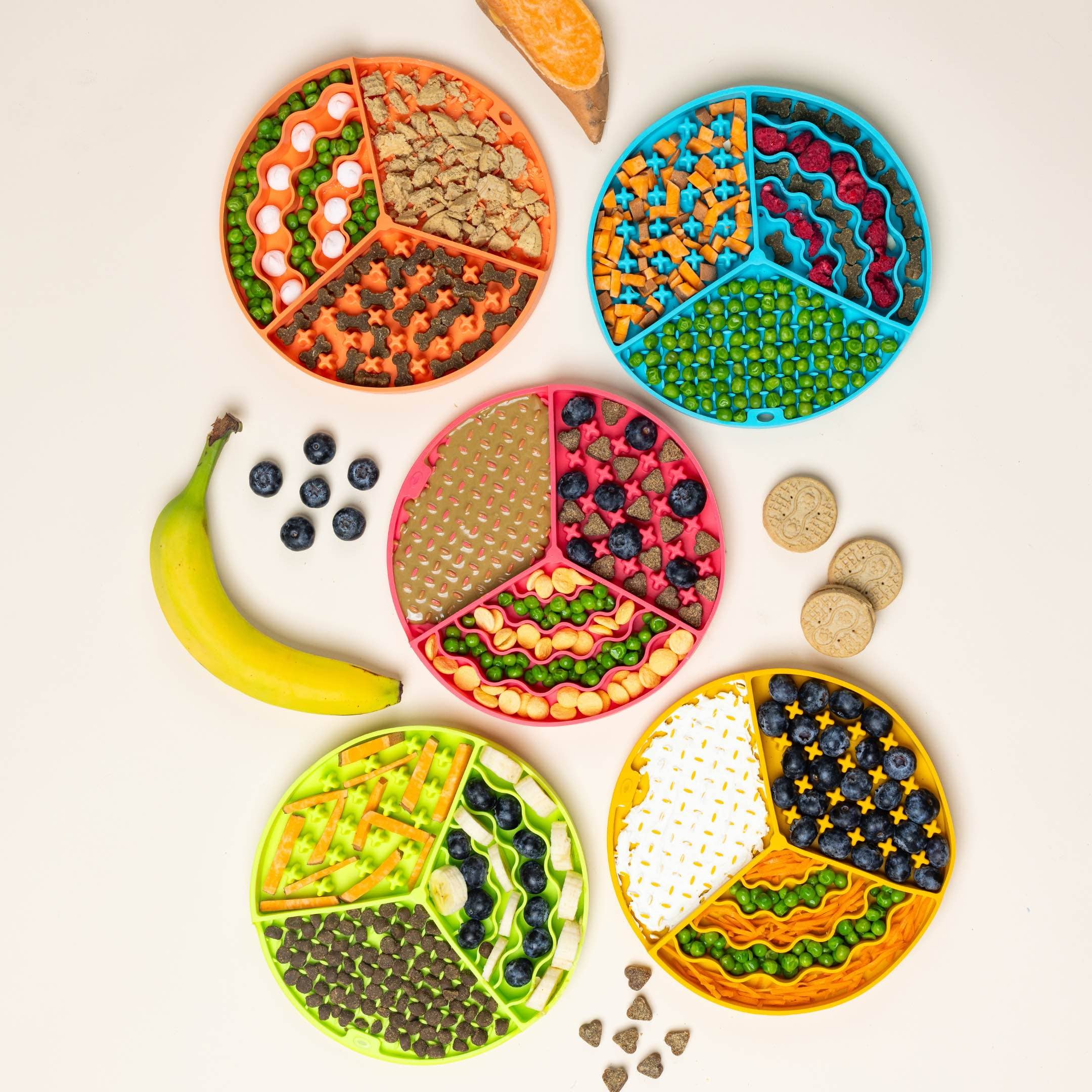 Blue Dog Lick Mat | Slow Feeder | Pet Food Mat | Dog Feeder  - The Bougie Pet Boutique