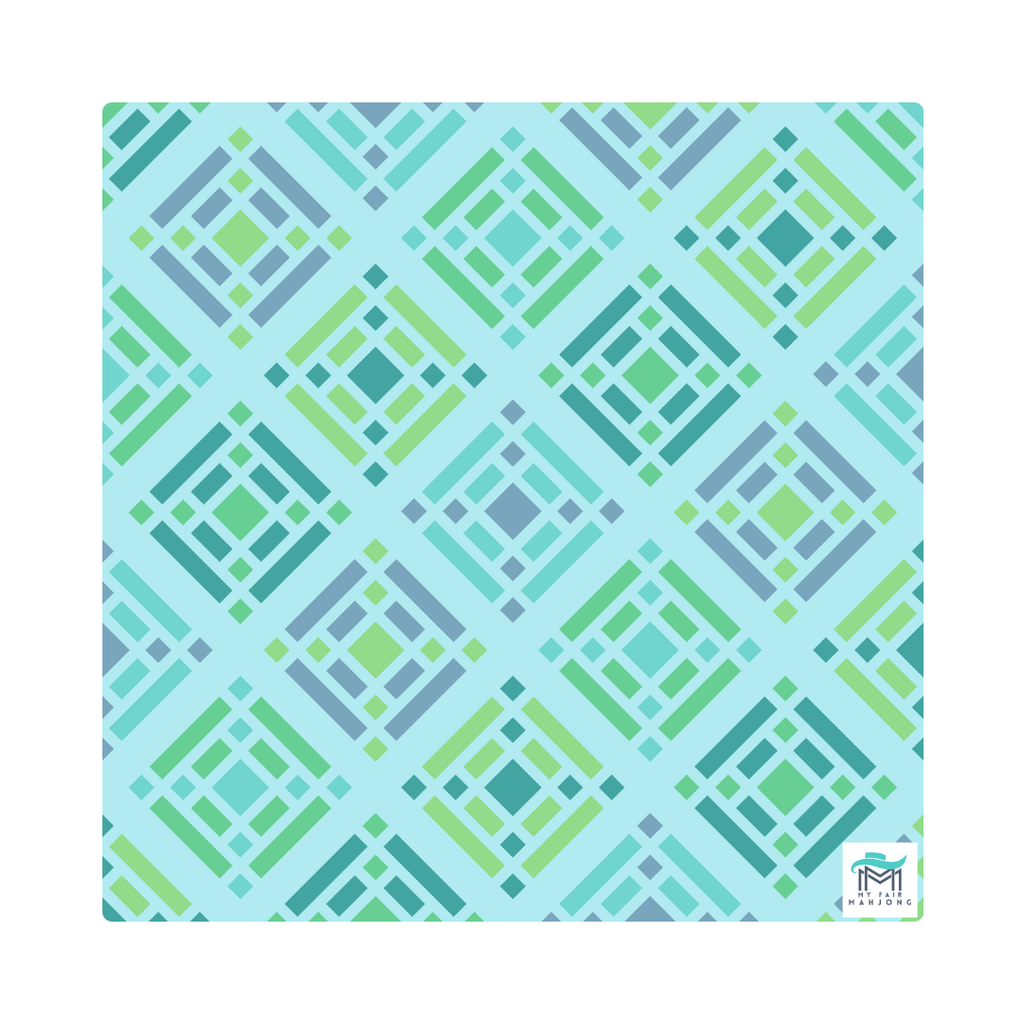 MAHJONG MAT  |  Brightside  |  33" x 33" My Fair Mahjong