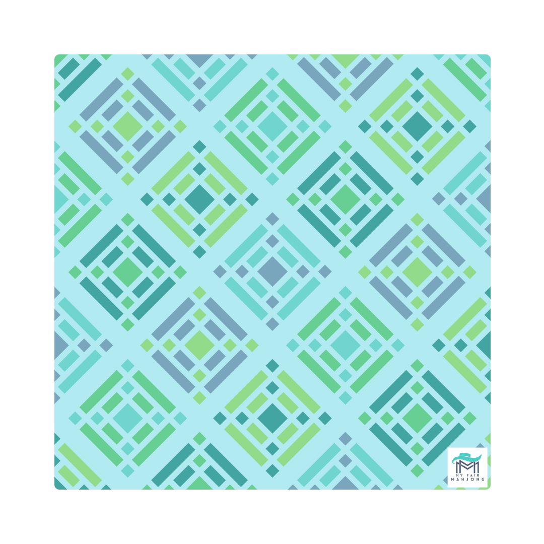 MAHJONG MAT  |  Brightside  |  33" x 33" My Fair Mahjong