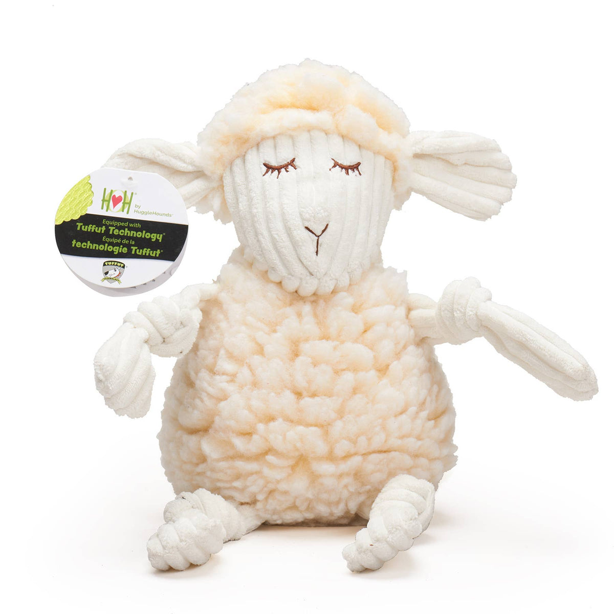 Louise Lamb HuggleFleece® FlufferKnottie™ Plush Dog Toy HuggleGroup
