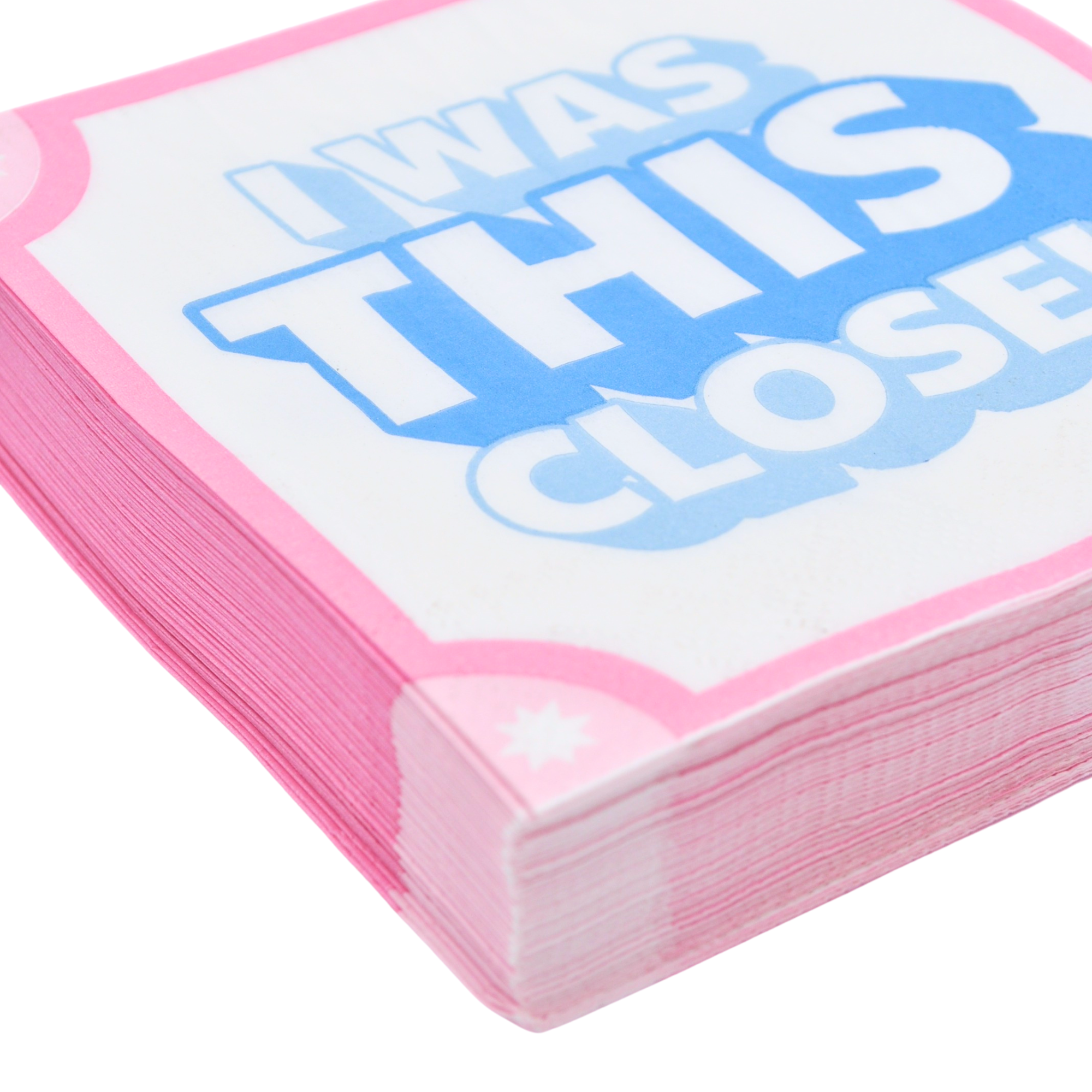 "I Was THIS Close!" Cocktail Napkins Middle & Main Mahjong