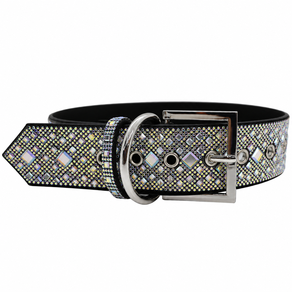 Light Pink Rhinestone Dog Collar Dog Collar World