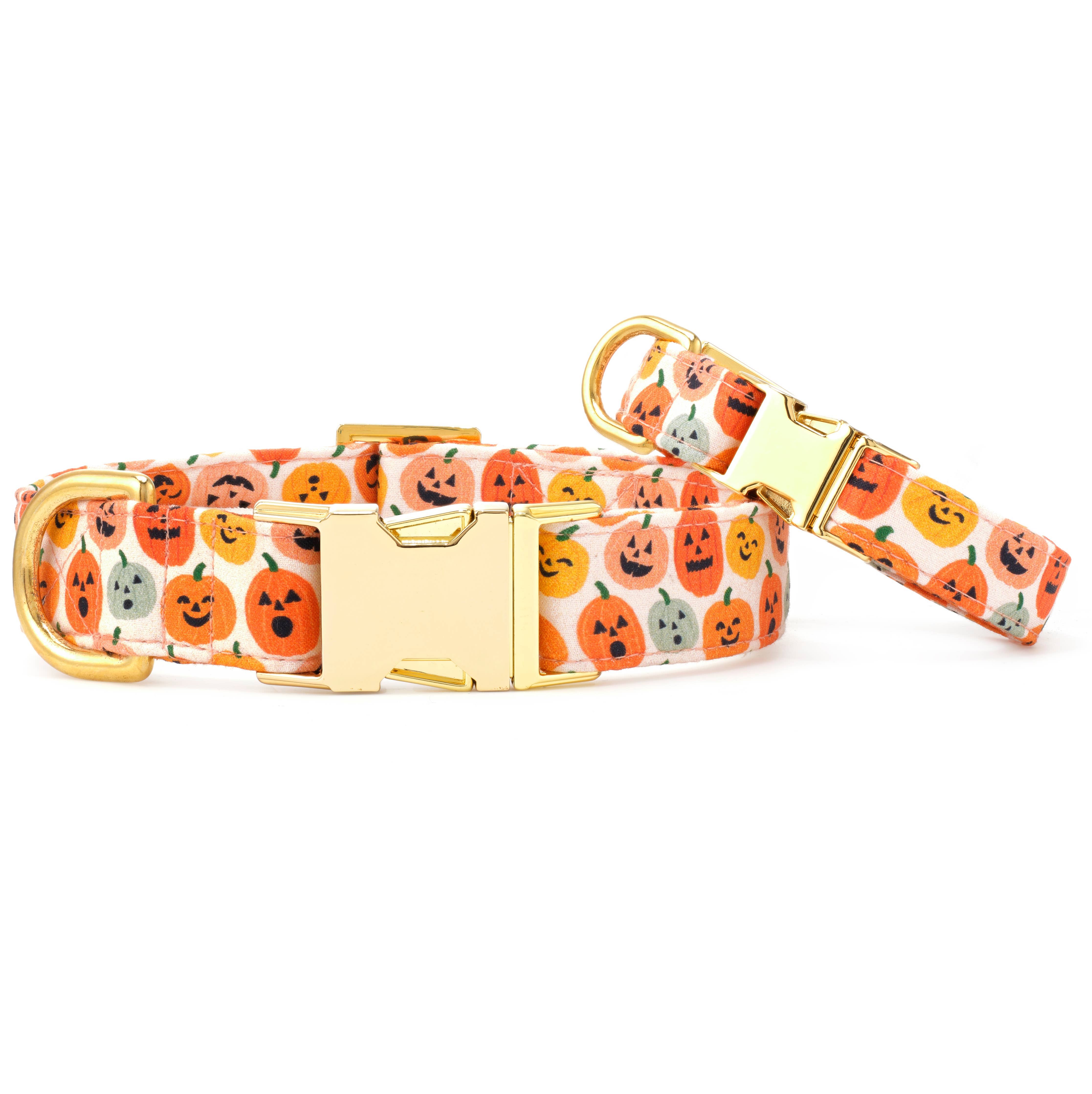 Jack-o'-Lanterns Halloween Dog Collar