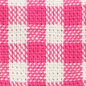 Hot Pink Gingham Lady Dog Bow - The Bougie Pet Boutique