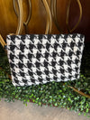 Houndstooth Clutch The Bougie Pet Boutique