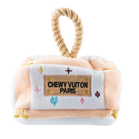 White Chewy Vuiton Trunk - Activity House - The Bougie Pet Boutique