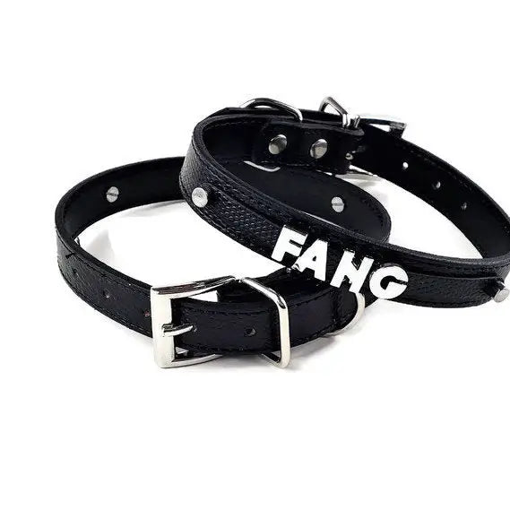 Personalized Pet Collar | Black Pebble - The Bougie Pet Boutique