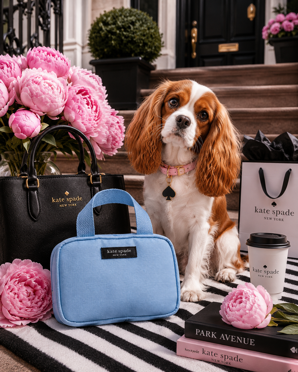 Kate Spade Plush Bag Squeaky Toy Kate Spade