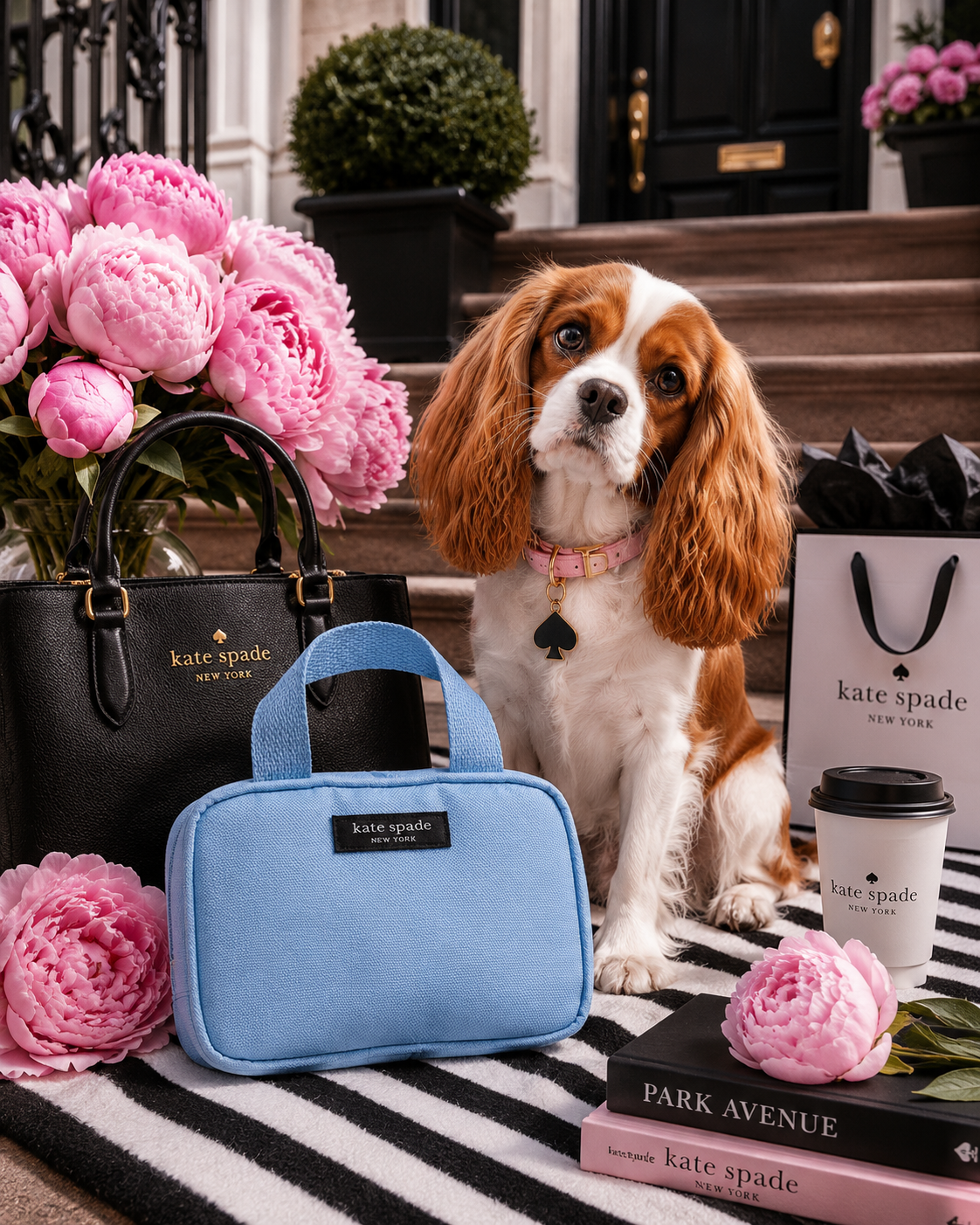 Kate Spade Plush Bag Squeaky Toy Kate Spade