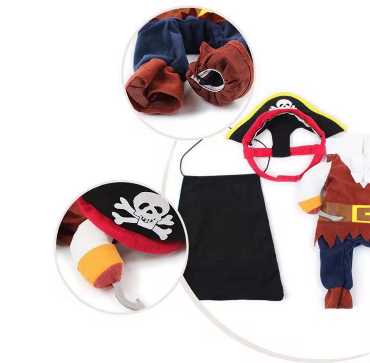 Pirate Costume - The Bougie Pet Boutique