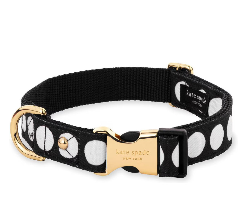 Kate Spade New York Art Dot Dog Collar - The Bougie Pet Boutique