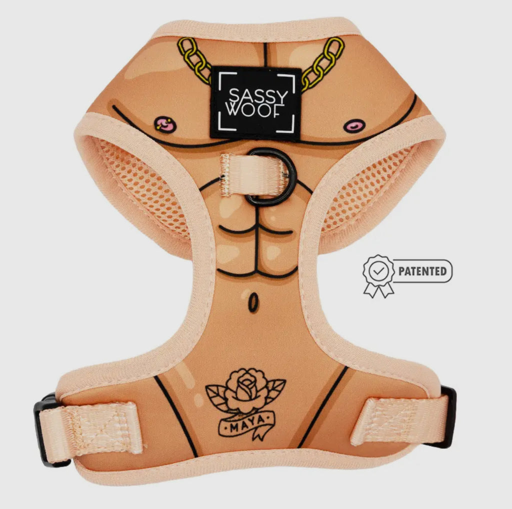 Dog Adjustable Harness - Muscle Bod - The Bougie Pet Boutique