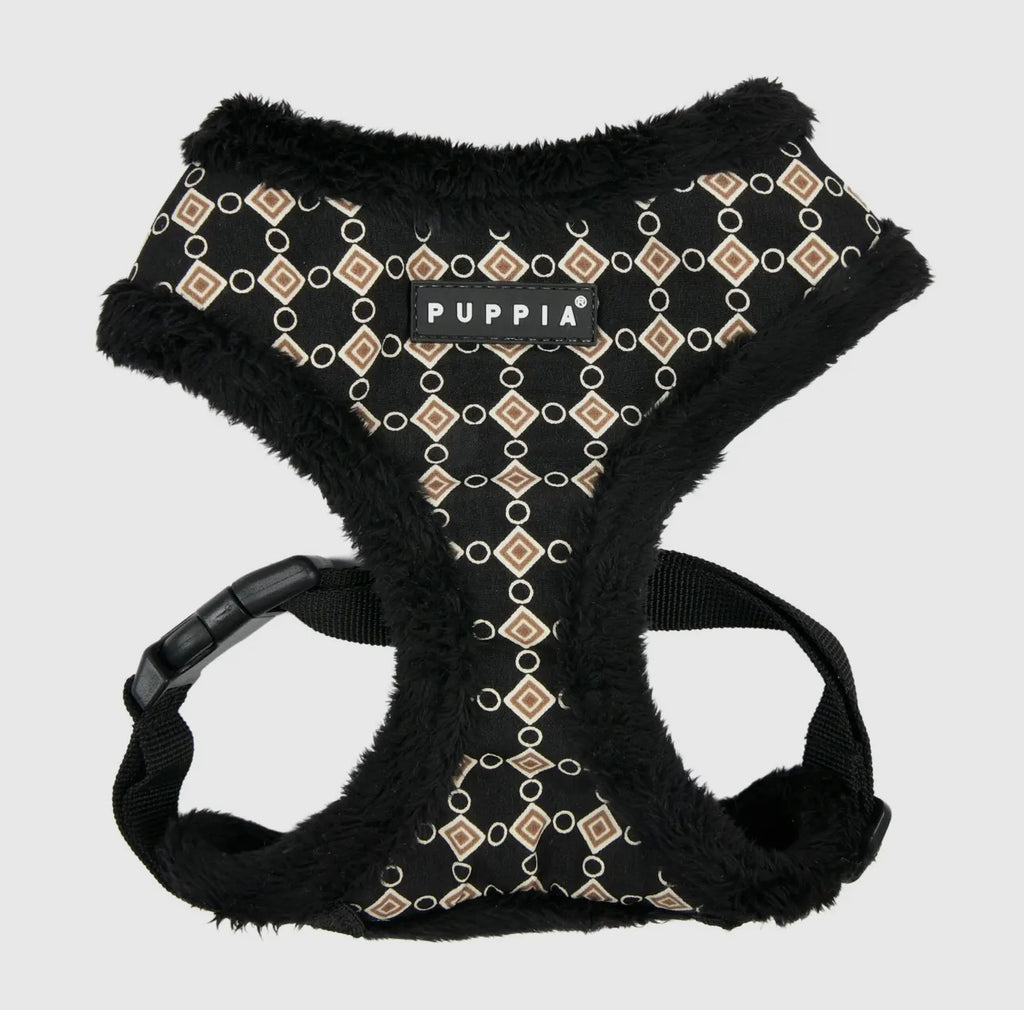 Jace Dog Harness Over-The-Head Diamond Pattern with a Smart Tag - The Bougie Pet Boutique