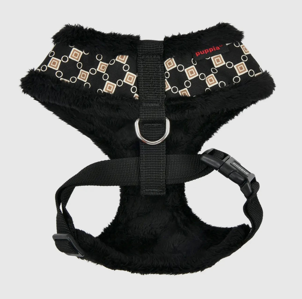 Jace Dog Harness Over-The-Head Diamond Pattern with a Smart Tag - The Bougie Pet Boutique