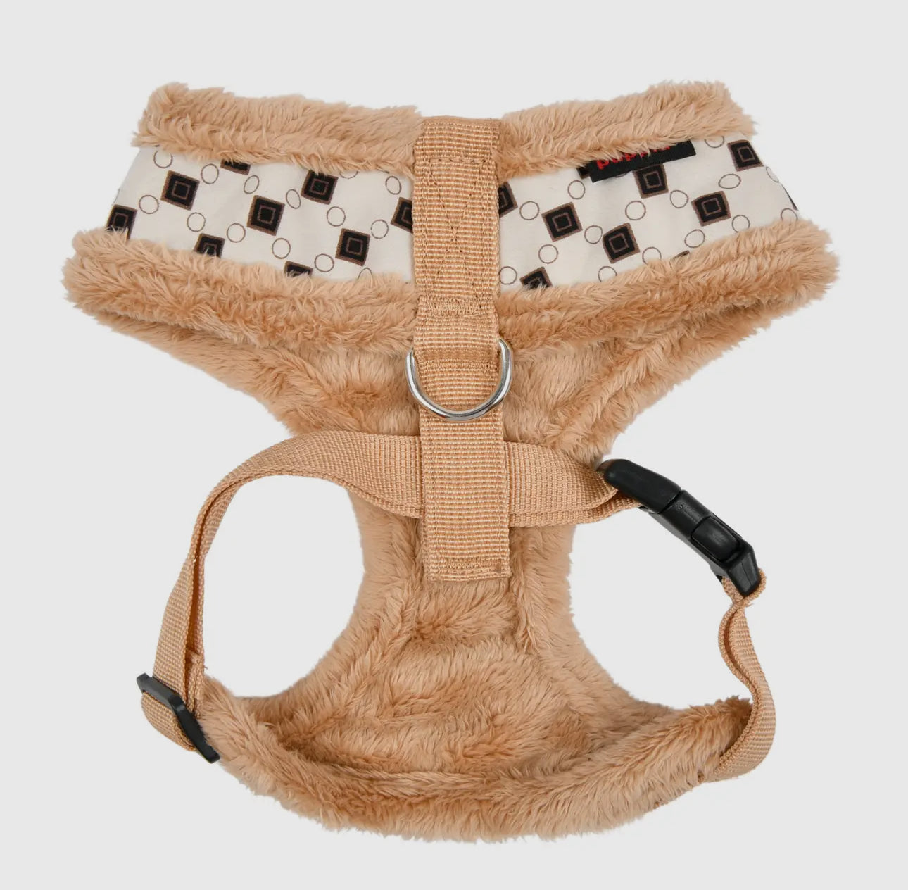 Jace Dog Harness Over-The-Head Diamond Pattern with a Smart Tag - The Bougie Pet Boutique